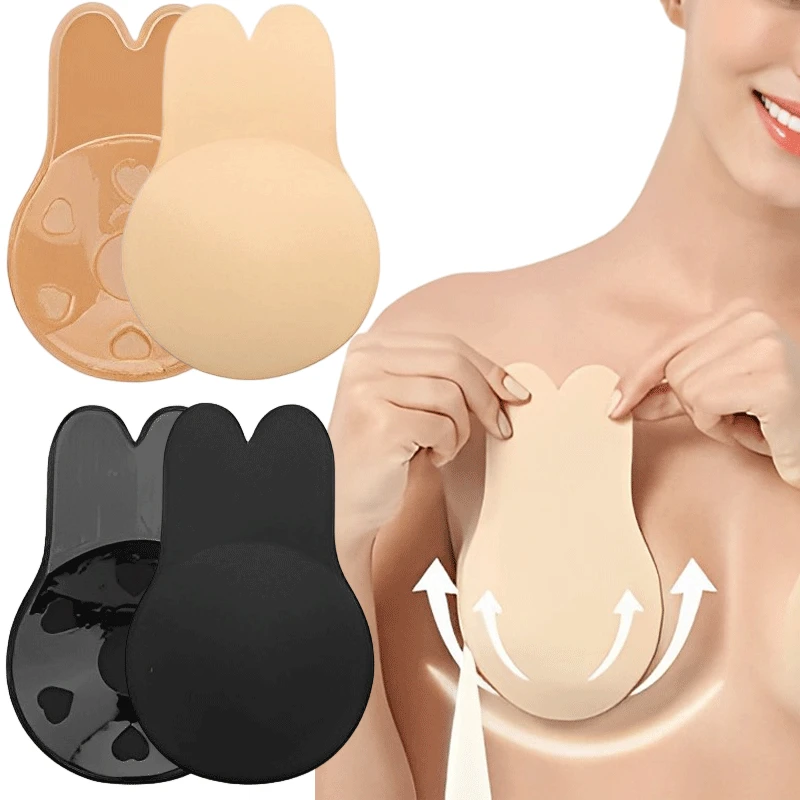 Push Up Bra Silicone - Mulheres push up sutiãs auto adesivo
