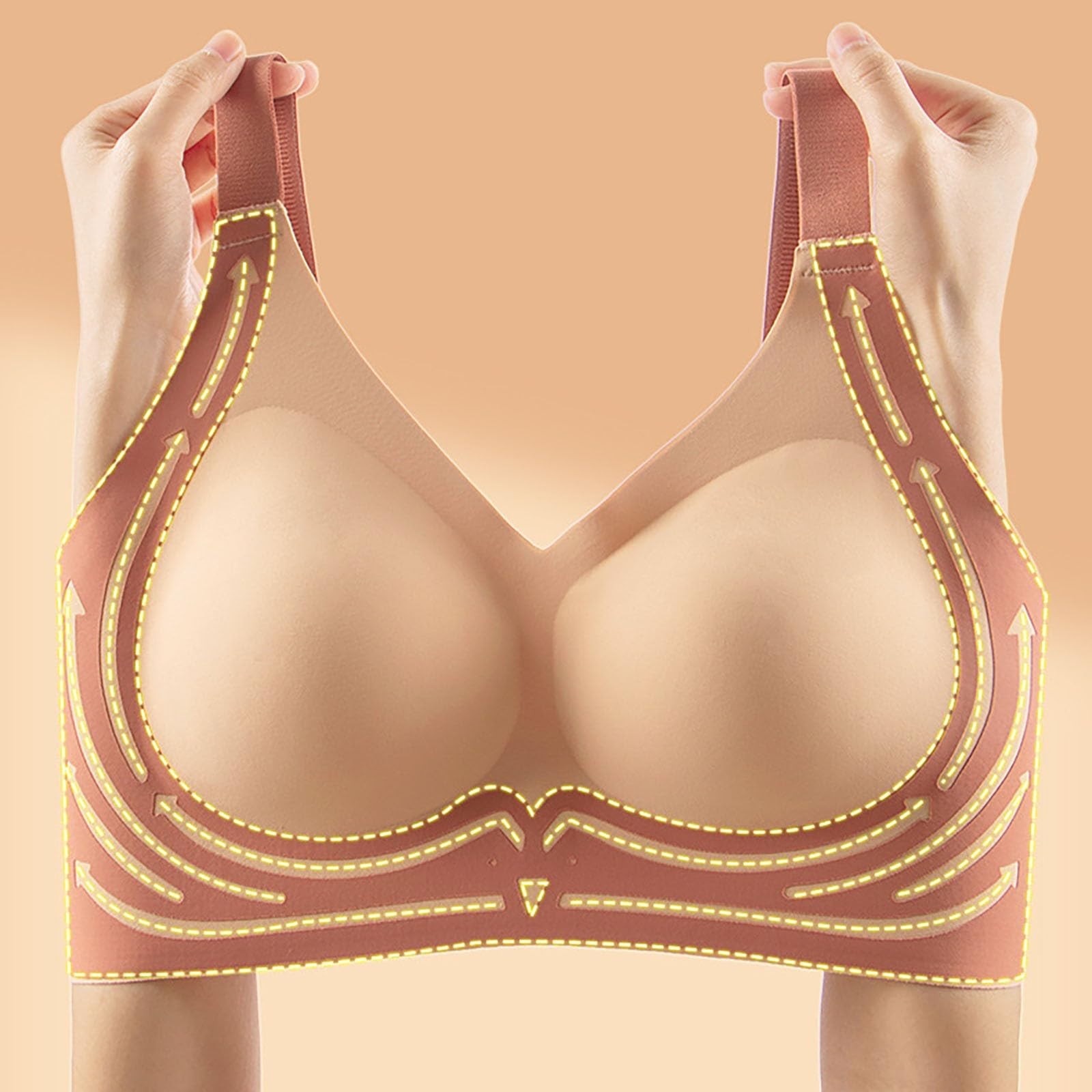 Mulheres sem costura sutiãs pl - Sleep Bra Bralette avaliação e preço